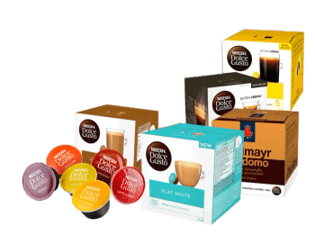 Dolce Gusto cups overzicht