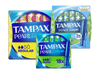 Tampax tampons overzicht