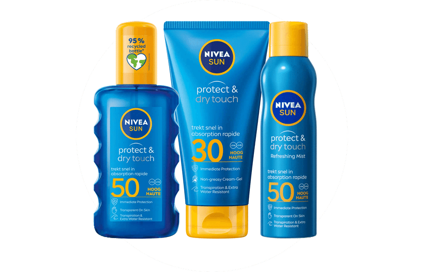 Nivea Sun Protect & Dry Touch aanbiedingen